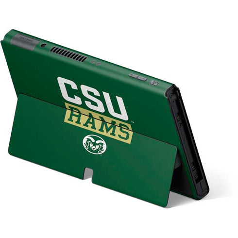 Colorado State University CSU Rams Nintendo Switch OLED (2021) Skin
